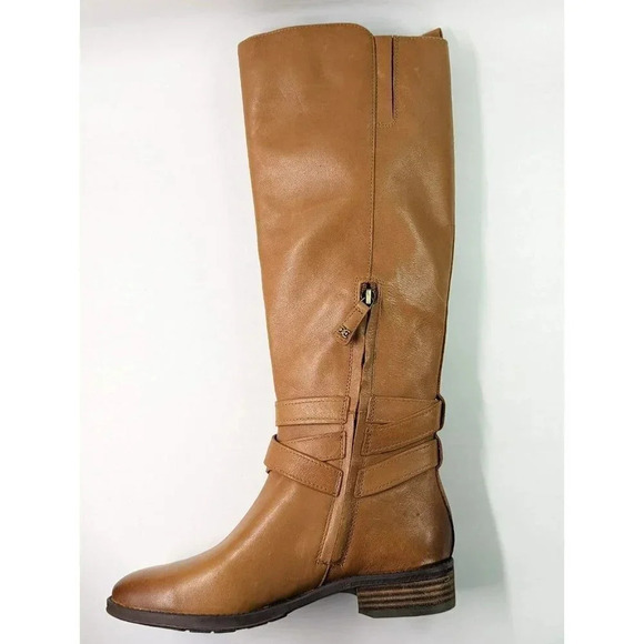 Sam Edelman Women's Pansy Whiskey Leather Boot Size 6.5 M (MSRP $225) - Picture 7 of 11